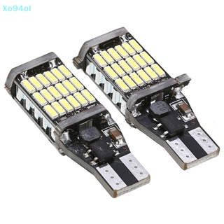 Xo94ol หลอดไฟสัญญาณ Led T15 912 921 12V สีขาว แดง เหลือง สําหรับจอดรถ 2 ชิ้น