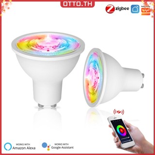 ✾ออตโต้✤【คุณภาพสูง】หลอดไฟ Led GU10 220V หรี่แสงได้ 5W สําหรับ Smart Life Alexa Google