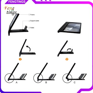 [Ft] อุปกรณ์ขยายหน้าจอโทรศัพท์มือถือ 3D พับได้ ความชัดเจนสูง