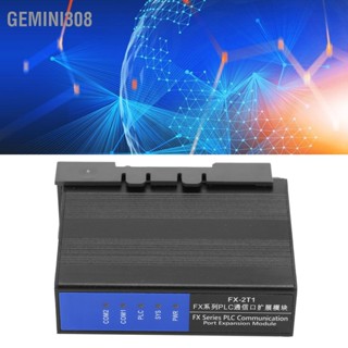 Gemini308 โมดูลขยายสำหรับบอร์ดพอร์ตสื่อสาร Mitsubishi FXplc พร้อมสายเคเบิล FX‑2T1 9~28VDC