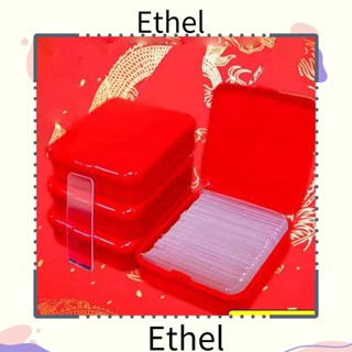 Ethel1 สติกเกอร์เทปใส สองด้าน กันลื่น ล้างได้ 60 120 ชิ้น