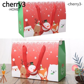 Cherry3 กล่องขนม ของขวัญคริสต์มาส DIY สําหรับตกแต่งบ้าน