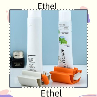 Ethel1 เครื่องบีบยาสีฟัน หลอดพลาสติก ใช้ซ้ําได้ อุปกรณ์เสริม สําหรับทําความสะอาดฟัน