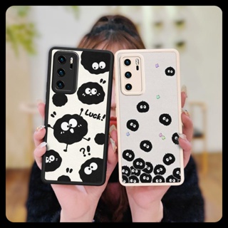 luxurious Cartoon Phone Case For Huawei P40 Waterproof cute couple Back Cover Anti-knock advanced simple youth creative