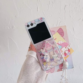 เคสโทรศัพท์มือถือ ลายการ์ตูนเรือโจรสลัด สําหรับ Samsung Galaxy Z Flip 3 Z Flip 5 5G Flip 4 Z Flip5