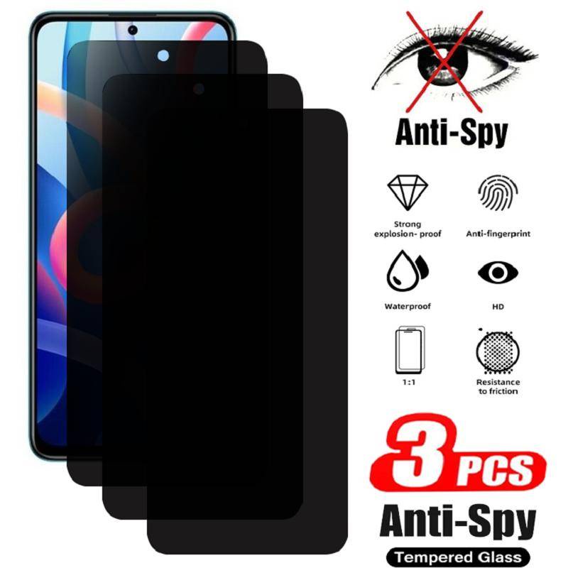 1-3 ชิ้น Anti spy ความเป็นส่วนตัวฟิล์มนิรภัยสําหรับ Vivo V9 เยาวชน Z6 5G V3 Max U20 V5s Z5 Z5x Z3 Z3