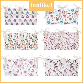 Innlike1 กระเป๋าจัดเก็บผ้าอ้อม แบบแขวน สําหรับเปลเด็ก