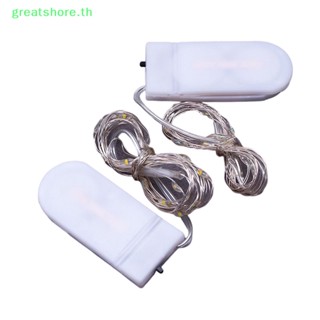 Greatshore สายไฟหิ่งห้อย LED 1/2 ม. ใช้ปุ่มกด สําหรับตกแต่งปาร์ตี้คริสต์มาส