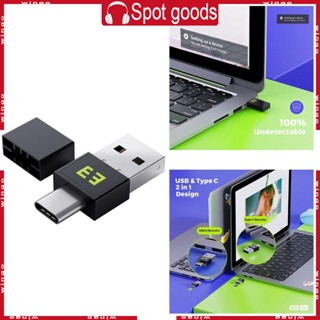 Win เมาส์ Jiggler น้ําหนักเบา เขย่า USB ไม่ตรวจพบ