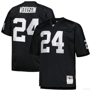 Yp2 1998 เสื้อยืดลําลอง แขนสั้น คอกลม พิมพ์ลาย NFL Las Vegas Raiders Jersey Charles Woodson Retired Football พลัสไซซ์ PY2