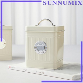 [Sunnimix] กระป๋อง พร้อมฝาปิด สําหรับตกแต่งห้องครัว ห้องนอน คาเฟ่ 3 ชิ้น