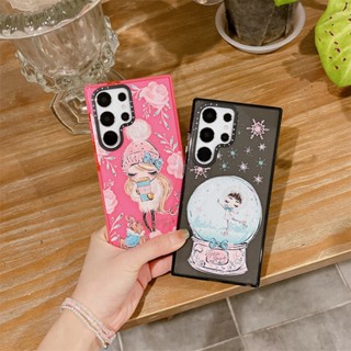 เคสโทรศัพท์มือถือ TPU ลายการ์ตูนเด็กผู้หญิง ประดับคริสตัล คุณภาพสูง สําหรับ Samsung S23 S23 + S23 Ultra S22 S22 + S22 Ultra S20 + S20 Ultra S21 +