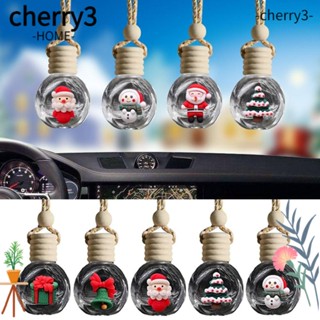 Cherry3 จี้น้ําหอมติดรถยนต์ ลายซานตาคลอส ต้นคริสต์มาส