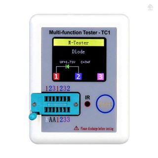 Zot เครื่องทดสอบทรานซิสเตอร์ TFT ไตรโอด ตัวต้านทาน ตัวเหนี่ยวนํา มอสเฟต NPN PNP Triac MOS อัตโนมัติ อเนกประสงค์ หลากสี