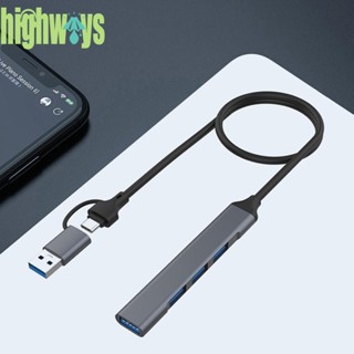 ฮับ USB A USB C 4 7 พอร์ต สําหรับเมาส์ คีย์บอร์ด [highways.th]