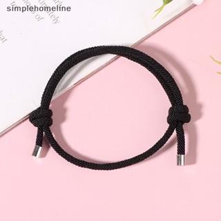 [simplehomeline] สร้อยข้อมือ เชือกมิลาน มินิมอล แฮนด์เมด ปรับได้ สีแดง คู่รัก ของขวัญเพื่อนสนิท สินค้าใหม่