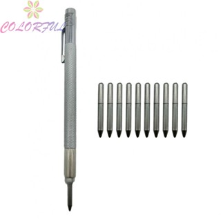 【COLORFUL】Scriber Pen Aluminium Pen Comfort To Use Easy To Store Tungsten Carbide Tip