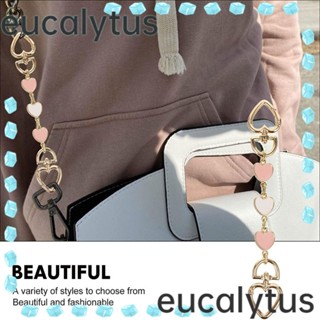 Eucalytus1 สายโซ่ต่อขยาย รูปหัวใจ สําหรับกระเป๋าคลัทช์ กระเป๋าถือ กระเป๋าสตางค์