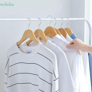 Nickolas ไม้แขวนเสื้อ แบบเรียบธรรมชาติ สําหรับตู้เสื้อผ้า 5 ชิ้น