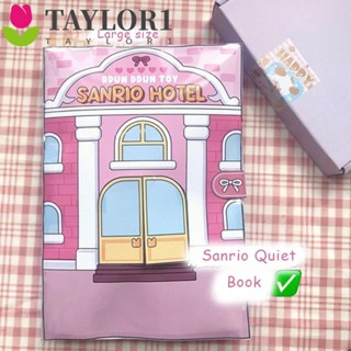 Taylor1 Kuromi หนังสือเงียบ ลายเฮลโลคิตตี้ มายเมโลดี้ วัสดุ Diy เกมครอบครัว Kawali Cinnamoroll Kuromi