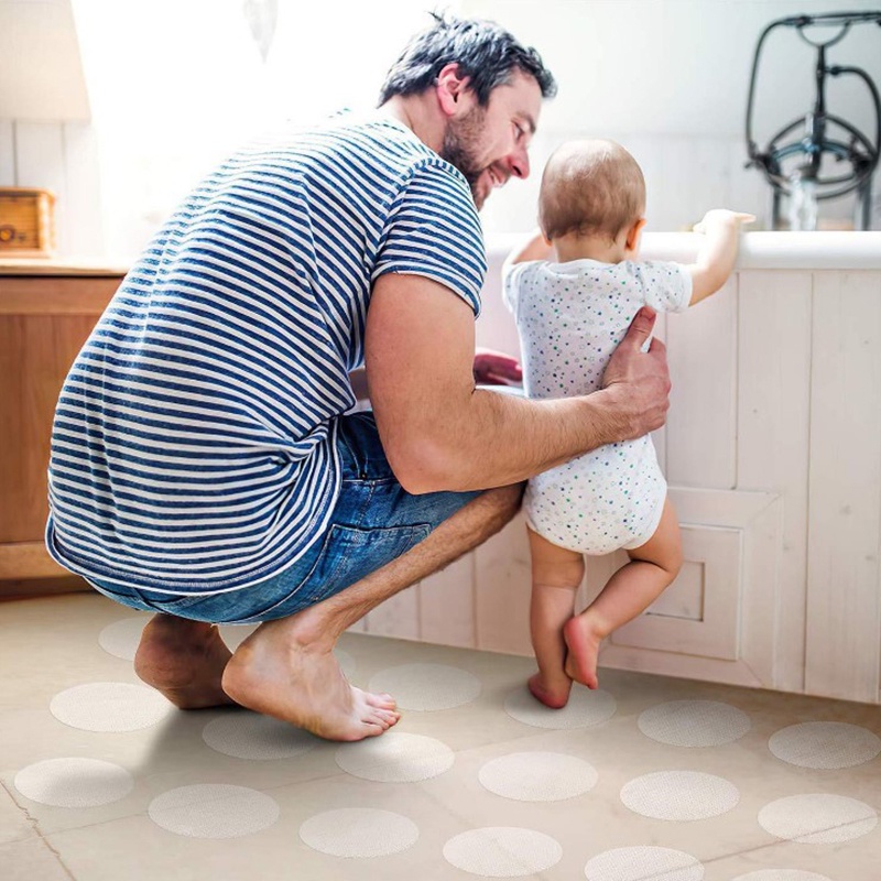 6/12 ชิ้น ห้องน้ํา ลื่น ใส เทปกันลื่น แถบกันลื่น สติกเกอร์อาบน้ํา สี่เหลี่ยม รูปดอกไม้ กันลื่น สติกเกอร์กันลื่น - รูปที่ 2