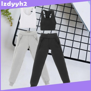 [Lzdyyh2] เสื้อกั๊ก และกางเกง สเกล 1/12 2 ชิ้น สําหรับฟิกเกอร์ 6 นิ้ว