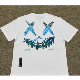 เสื้อยืด พิมพ์ลาย Ricky is the clown แฟชั่นฤดูร้อน สีขาว