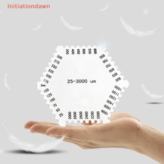 [Initiationdawn] เครื่องวัดความหนาหวีฟิล์มเปียก 25-3000um สีเงิน