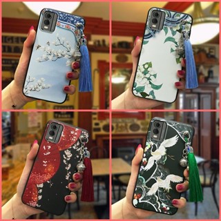 protective bell Phone Case For Nokia C32 Anti-knock Waterproof Chinese Style Durable Silicone Shockproof Anti-dust Back Cover