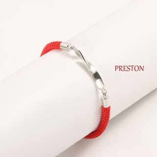 Preston สร้อยข้อมือเชือกถัก เครื่องประดับคู่รัก โรแมนติก ลายคลื่นตลอดไป สําหรับผู้ชาย