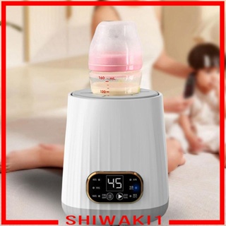 [Shiwaki1] เครื่องปั่นนมไฟฟ้าอัตโนมัติ หน้าจอ LED แบบพกพา ปรับได้ สําหรับตั้งแคมป์ ท่องเที่ยวกลางคืน