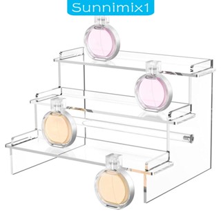 [Sunnimix1] ชั้นวางของอะคริลิค 3 ชั้น สําหรับวางเครื่องสําอาง ตุ๊กตา