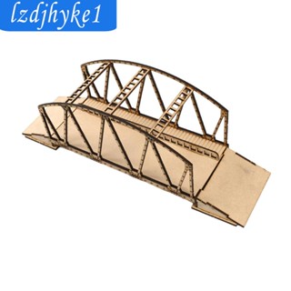 [Lzdjhyke1] ชุดโมเดลสะพานไม้ 1/72 DIY ของเล่นสําหรับเด็ก