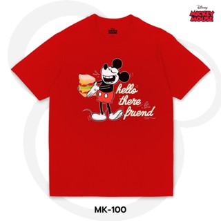 เสื้อยืดการ์ตูน Mickey Mouse คอลเลคชั่น "Mickey Mondays"  ลิขสิทธ์แท้ DISNEY (MK-100)