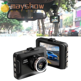 Mayshow กล้องบันทึกวิดีโอ DVR 1080P เลนส์คู่ สําหรับรถยนต์