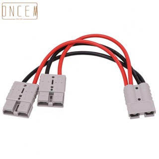 【ONCEMOREAGAIN】High Performance 120 Amp For Anderson Plug Connector to Dual Y Adapter Car Cable