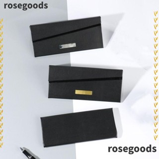 Rosegoods1 แว่นตาสามเหลี่ยม แบบพกพา พับได้ แบบแข็ง