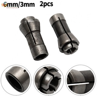 Collet ชุดดอกสว่านเราเตอร์ 2x 3/6 มม. 2 ชิ้น