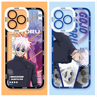 เคสโทรศัพท์มือถือ TPU ใส ลายการ์ตูนอนิเมะ Jujutsu Kaisen Gojo Satoru Geto Suguru แฟชั่น สําหรับ Redmi A1 7 8 9 9C 9A 9T 9i 10A 10C 12C 10 4G K40 Pro POCO M2 F3 C55