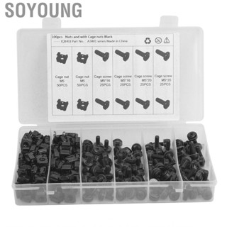 Soyoung rv styling RV Accessories Carbon Steel Cage Nuts and Screws Kit Fasteners Hardwares for Cabinets Vehicles caravan