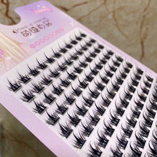 10 rows of super capacity! Pure wild demon false eyelashes thick thin black stalk lazy trilogy fairy false eyelashes