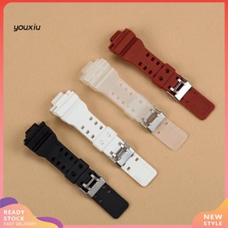 Yq* สายนาฬิกาข้อมือ แบบนิ่ม น้ําหนักเบา ปรับได้ สําหรับ Casio GA-110GD120GA-100GA-100C