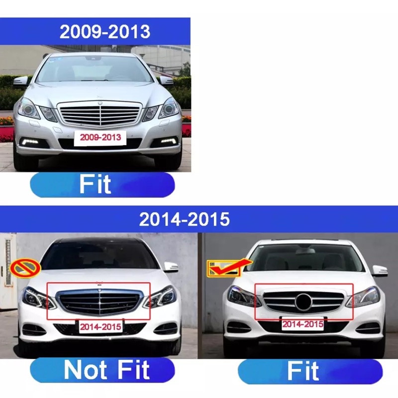 กระจังหน้า สำหรับ benz รุ่น W212 E-Class W212 ปี 2009-2013 2014-2016