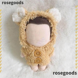 Rosegoods1 เสื้อผ้าตุ๊กตาเด็กทารก ไม่มีตุ๊กตา รูปปลาดาว สําหรับตุ๊กตา 10 ซม.