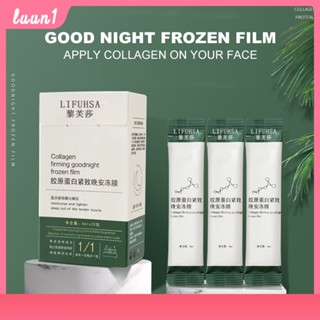 Lifu Sha Collagen Tightening Goodnight Frozen Film Brightening Skin Color Hydrating Moisturizing Non-washing Lazy Mask cod