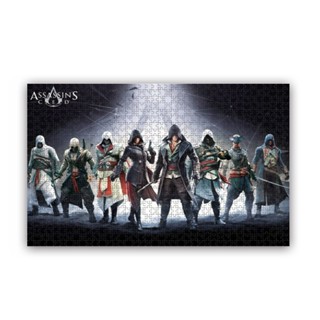 พร้อมส่ง จิ๊กซอว์ปริศนา Assassins Creed Game (2) สําหรับผู้ใหญ่ 1000 ชิ้น