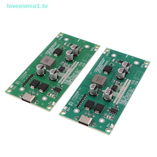 Loveoionia1 บอร์ดโมดูลพาวเวอร์ซัพพลายชาร์จลิเธียม Type-C 15W 3A 18650 DC-DC 5V 9V 12V br