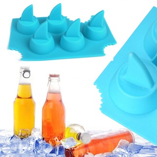 Silicone Ice Cube Shark Fin Tray Bar Jelly Chocolate Cake Mold Maker Clearance sale