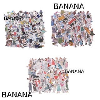 Banana1 สติกเกอร์ ลายสาวโมริน่ารัก ของขวัญ สําหรับตกแต่งไดอารี่ อัลบั้มรูปภาพ 100 ชิ้น 171 ชิ้น