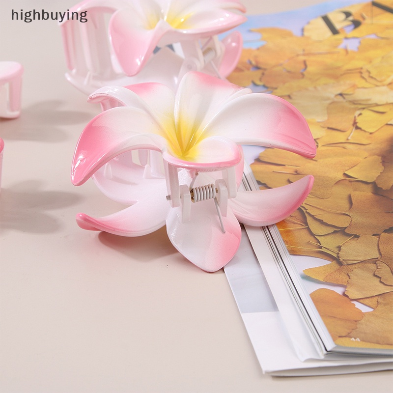[highbuying] กิ๊บติดผม ดอกไม้ พลัมเมอเรีย สร้างสรรค์ วินเทจ ที่มีสีสัน ดอกไม้ คว้า คลิป สําหรับผู้หญิง แฟชั่น เครื่องประดับผม ผ้าโพกศีรษะ ผ้าโพกศีรษะ ใหม่ พร้อมส่ง
